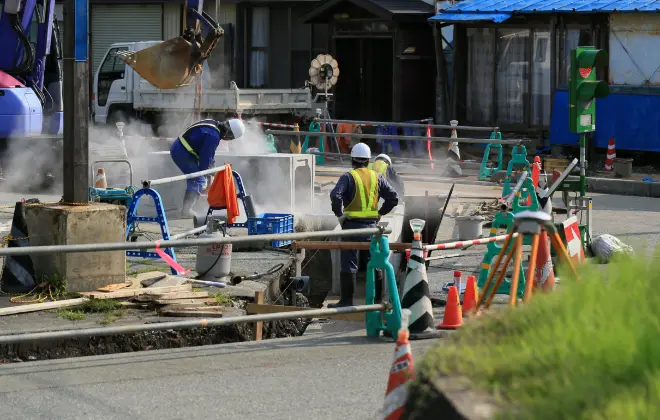 公共工事で支える、ブレない安定。